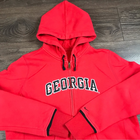Nike University Of Georgia Women’s Georgia Bulldogs College Football Team Hoodie - Picture 2 of 11